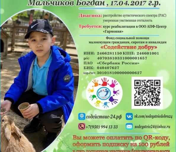 Сбор для Богдана открыт